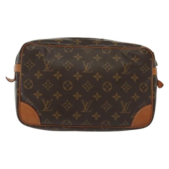 LOUIS VUITTON Monogram Compiegne 28 Clutch Bag LV Auth - Picture 3 of 16